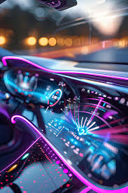 Car Dashboard Neon Light